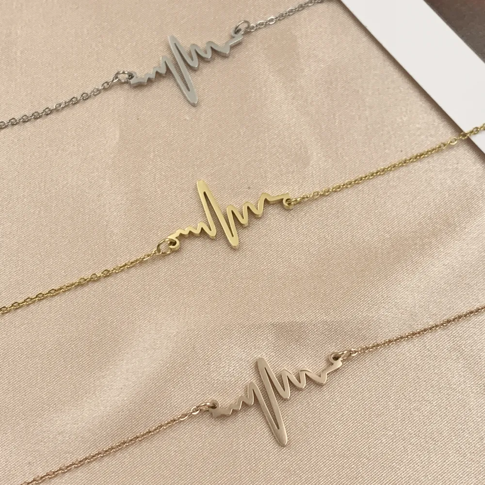 BAC6782-Battito Cuore-Bracciale con Chiusura in Acciaio - BAC6782-Battito Cuore-Bracciale con Chiusura in Acciaio