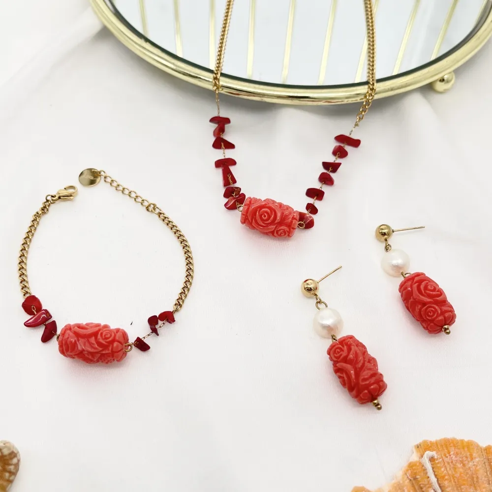 Ovale Fiore -Bracciale in Acciaio - BAC-765-15