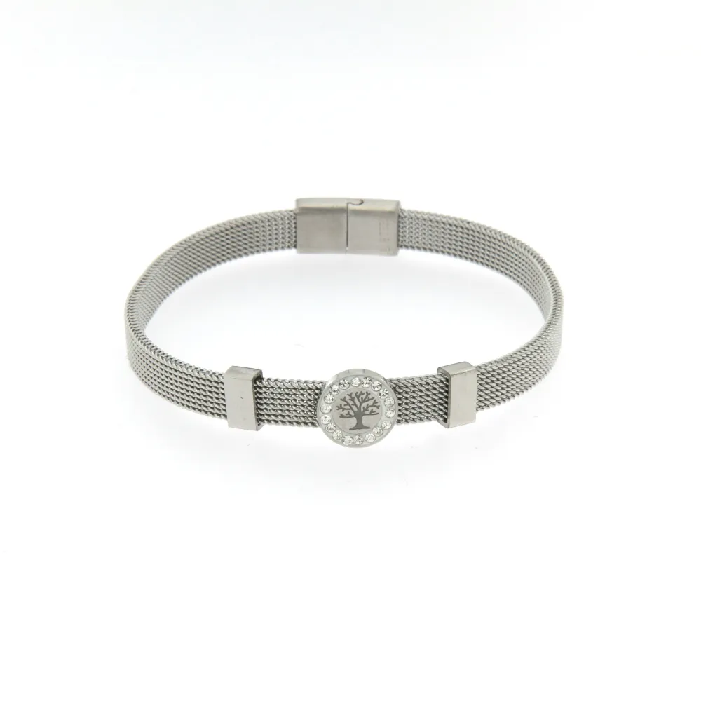 BAC-Adv 5516 - Bracciali con Chiusura in Acciaio - BAC-Adv 5516 - Bracciali con Chiusura in Acciaio