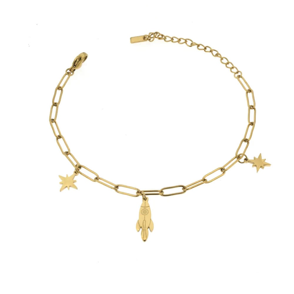 BAC-Pianeta 5371 - Bracciale in Acciaio con Chiusura - BAC-Pianeta 5371 - Bracciale in Acciaio con Chiusura