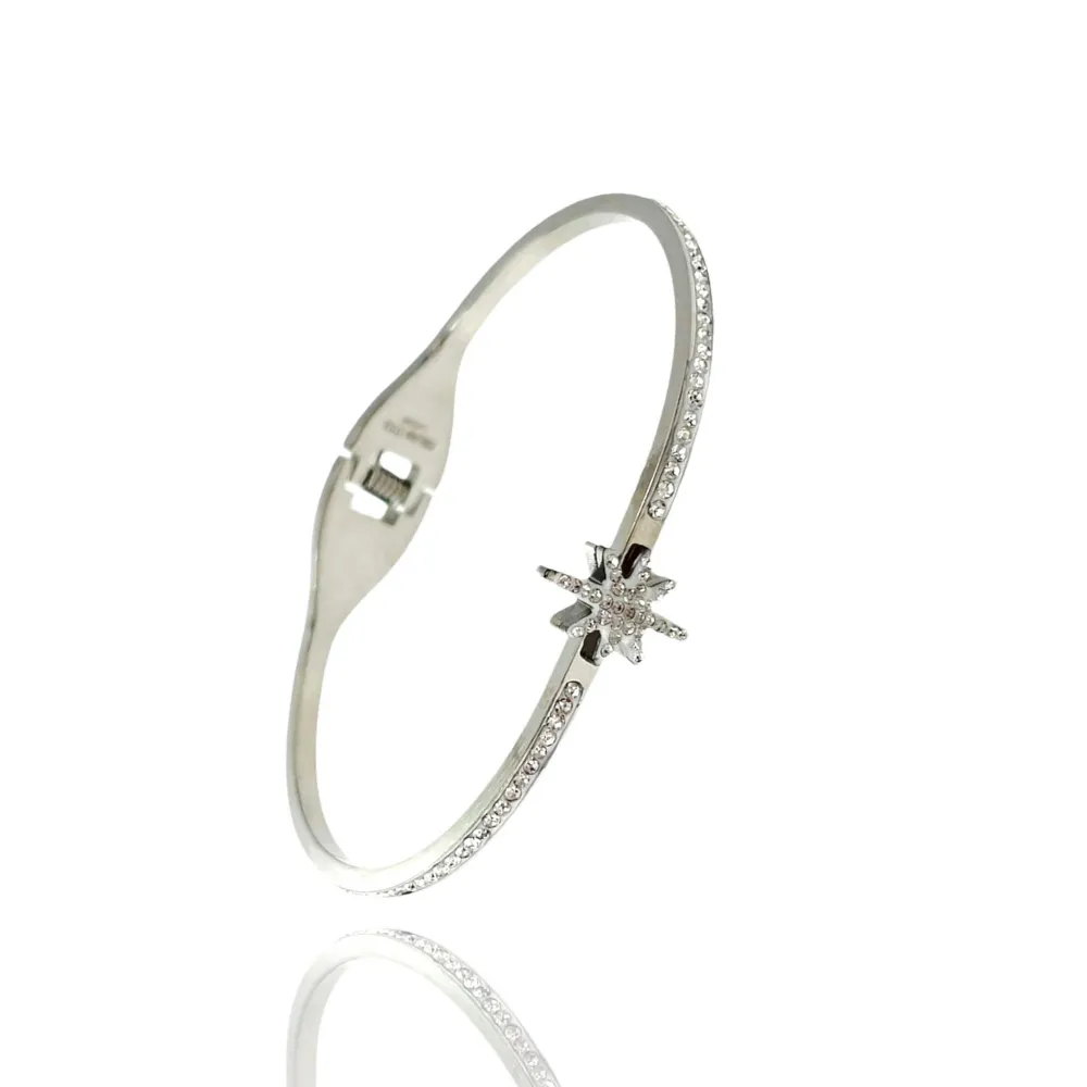Stella Polare-Bracciale Rigido in Acciaio - BAR-413-1320