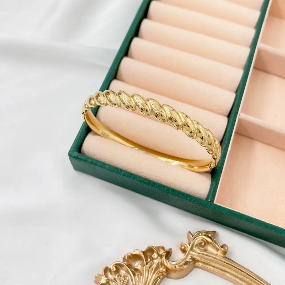 Semplice -Bracciale Rigido in Acciaio - BAR-413-2915