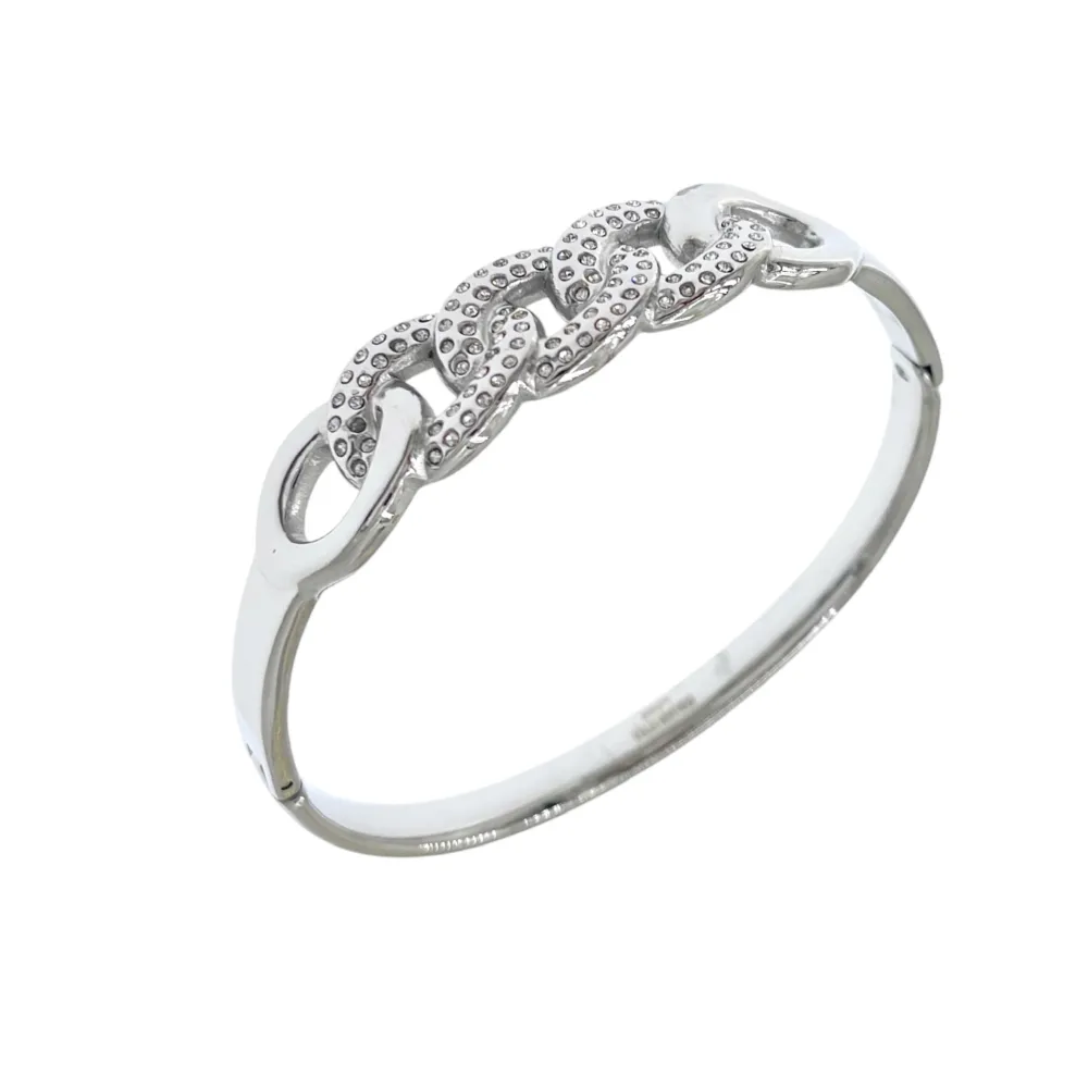 Catena-Bracciale Rigido in Acciaio - BAR-413-3095