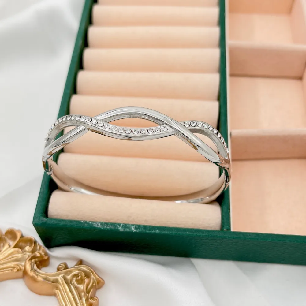 Infinito-Bracciale Rigido in Acciaio - BAR-413-387