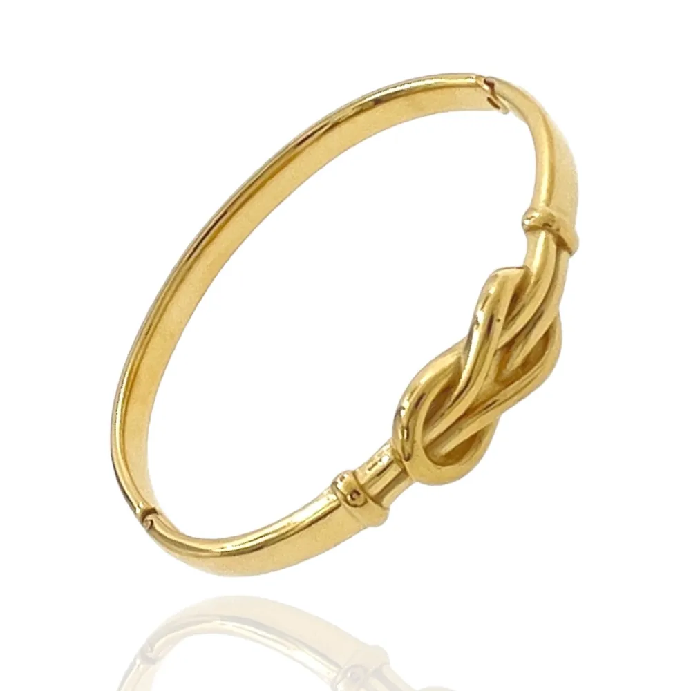 Nodo -Bracciale Rigido in Acciaio - BAR-413-6538