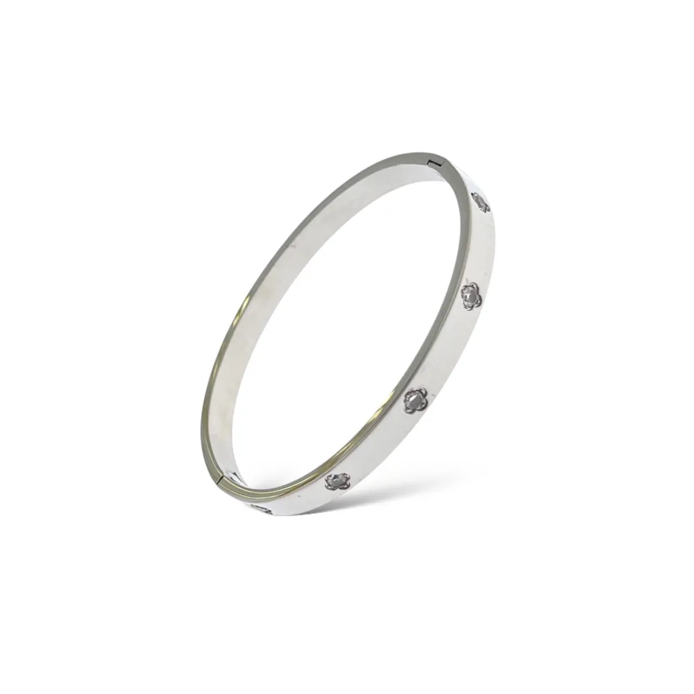 Punto Luce  -Bracciale Rigido in Acciaio - BAR-413-8420