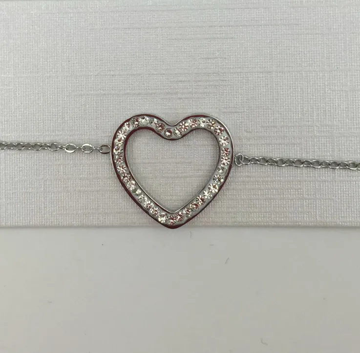 BAS- Cuore 4609 - Bracciale in Acciaio con Chiusura - BAS- Cuore 4609 - Bracciale in Acciaio con Chiusura