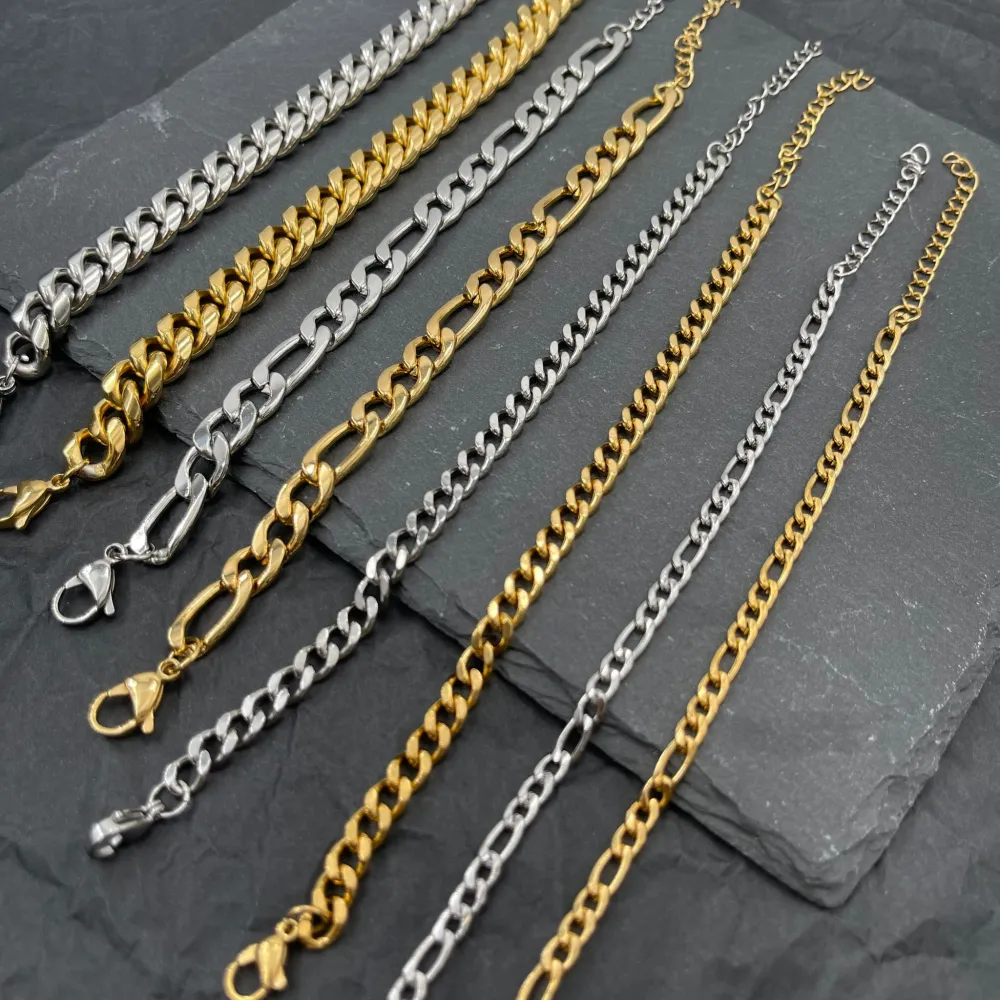 Catena 3+1-Bracciale in Acciaio - BAU-208-237