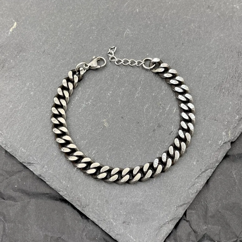 Catena 8mm-Bracciale da Uomo in Acciaio - BAU-208-265 8mm