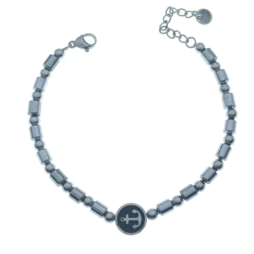 A’ncora-Bracciale in Acciaio da Uomo - BAU-600-B122