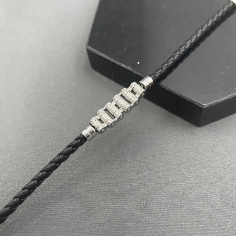 Catena Bici-Bracciale in Acciaio da Uomo - BAU-600-B152