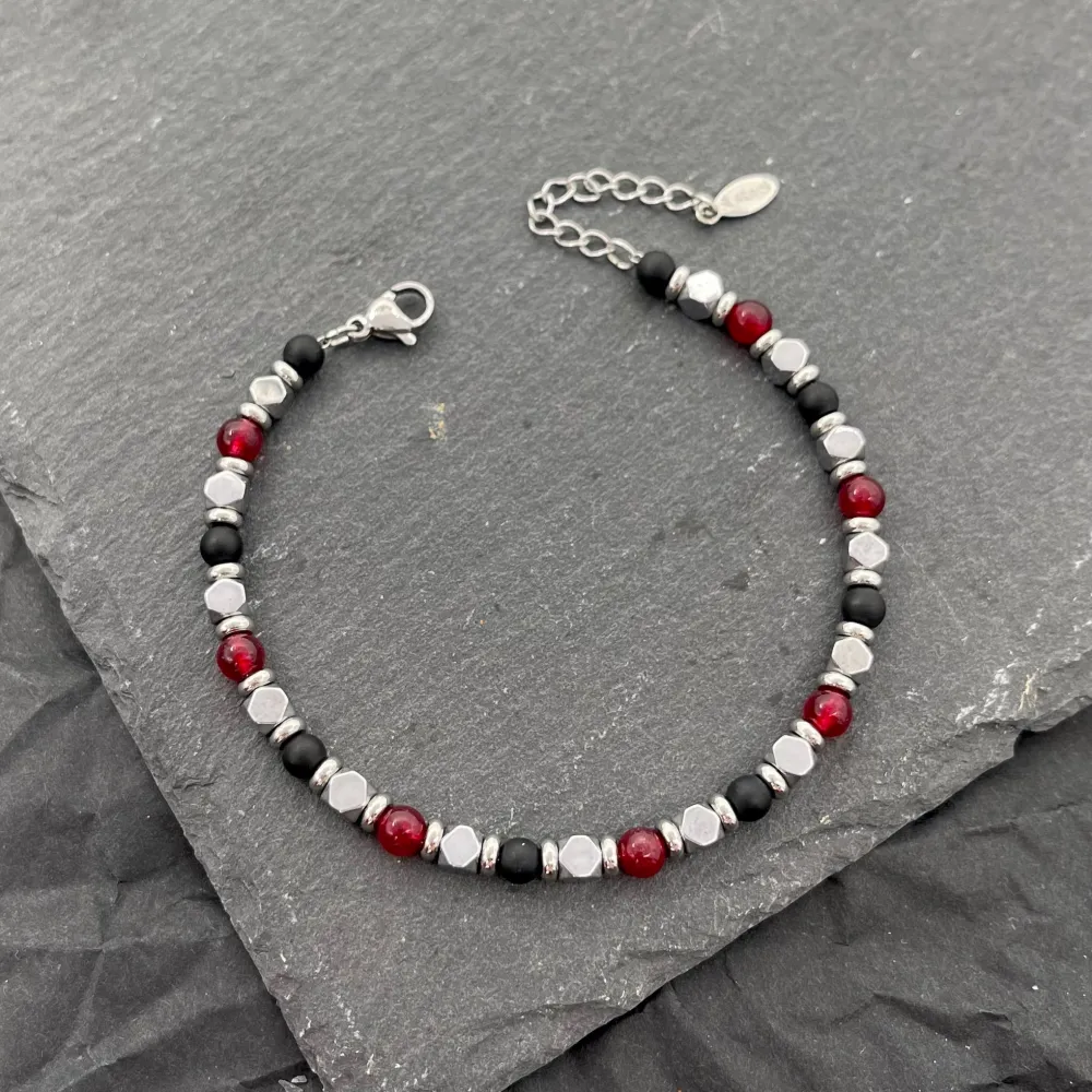 Semplice-Bracciale in Acciaio da Uomo - BAU-600-B160 4mm