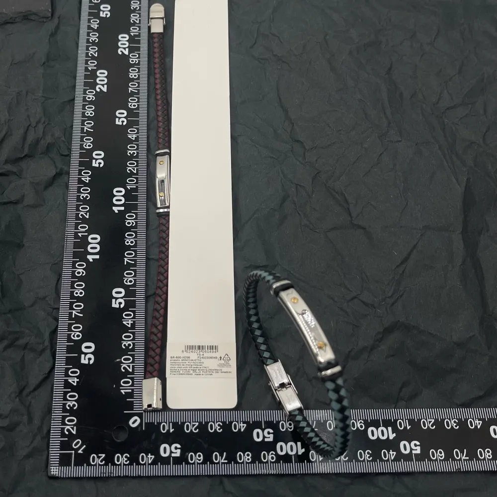 Liscio con Chiodo-Bracciale in Acciaio da Uomo - BAU-600-H256