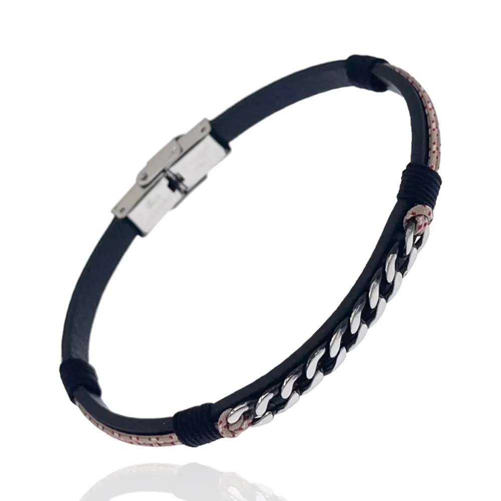 Catena-Bracciale in Acciaio da Uomo - BAU-600-H264