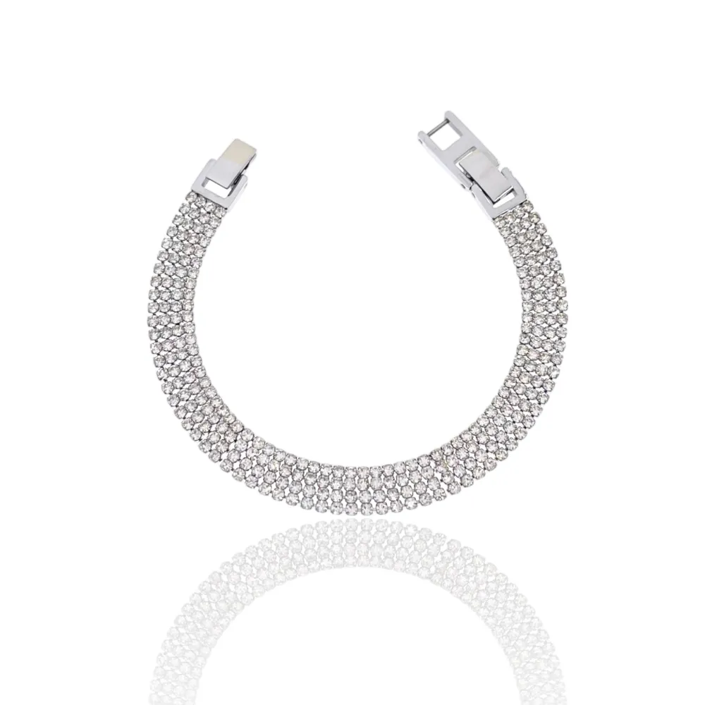 Tennis 2mm Quattro Fili -Bracciale con Cubic Zirconia - BMZ-103-AA2660B 2mm Quattro Fili