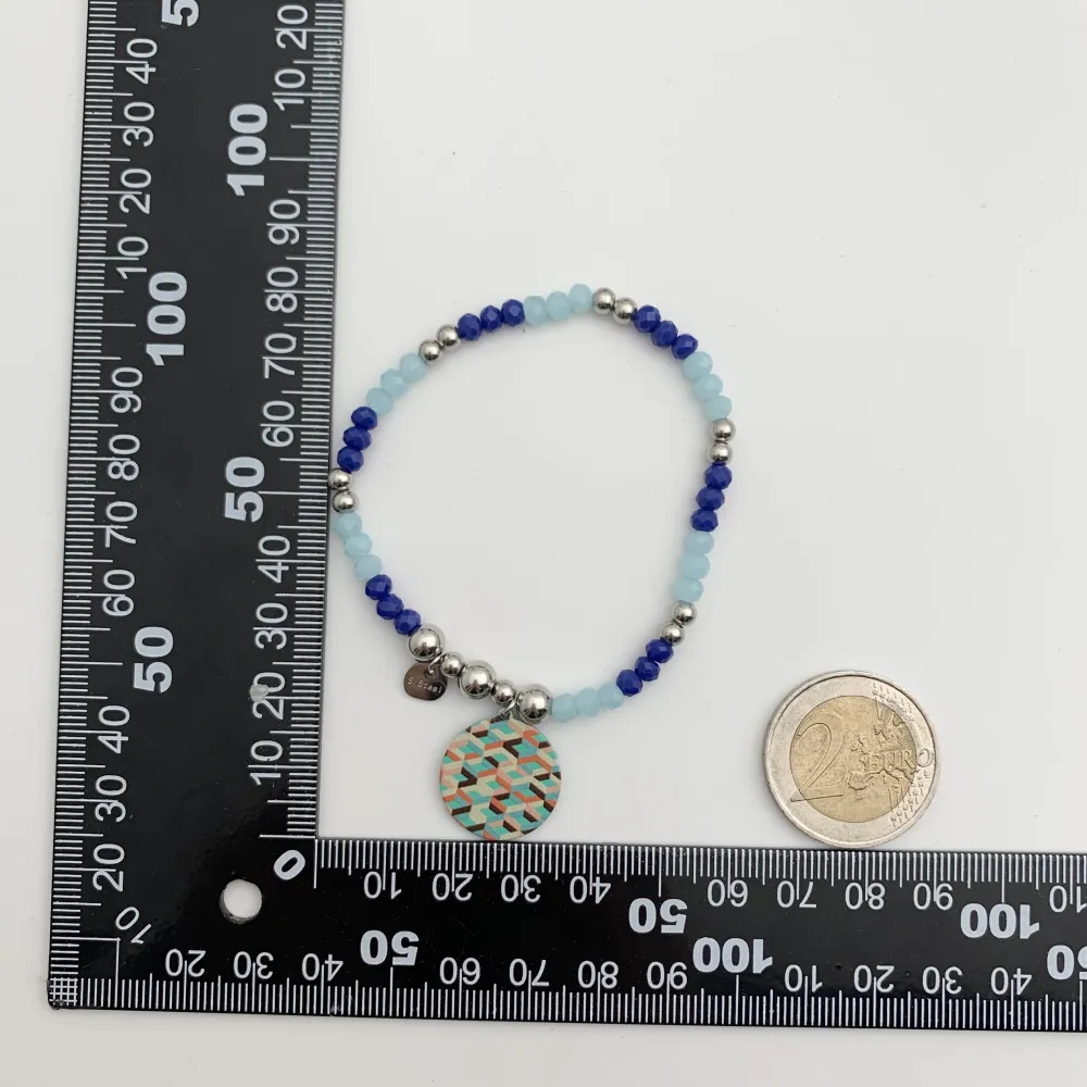 12Pz Bracciali Elastici in Acciaio+Cuscino in Omaggio - BPA104-26