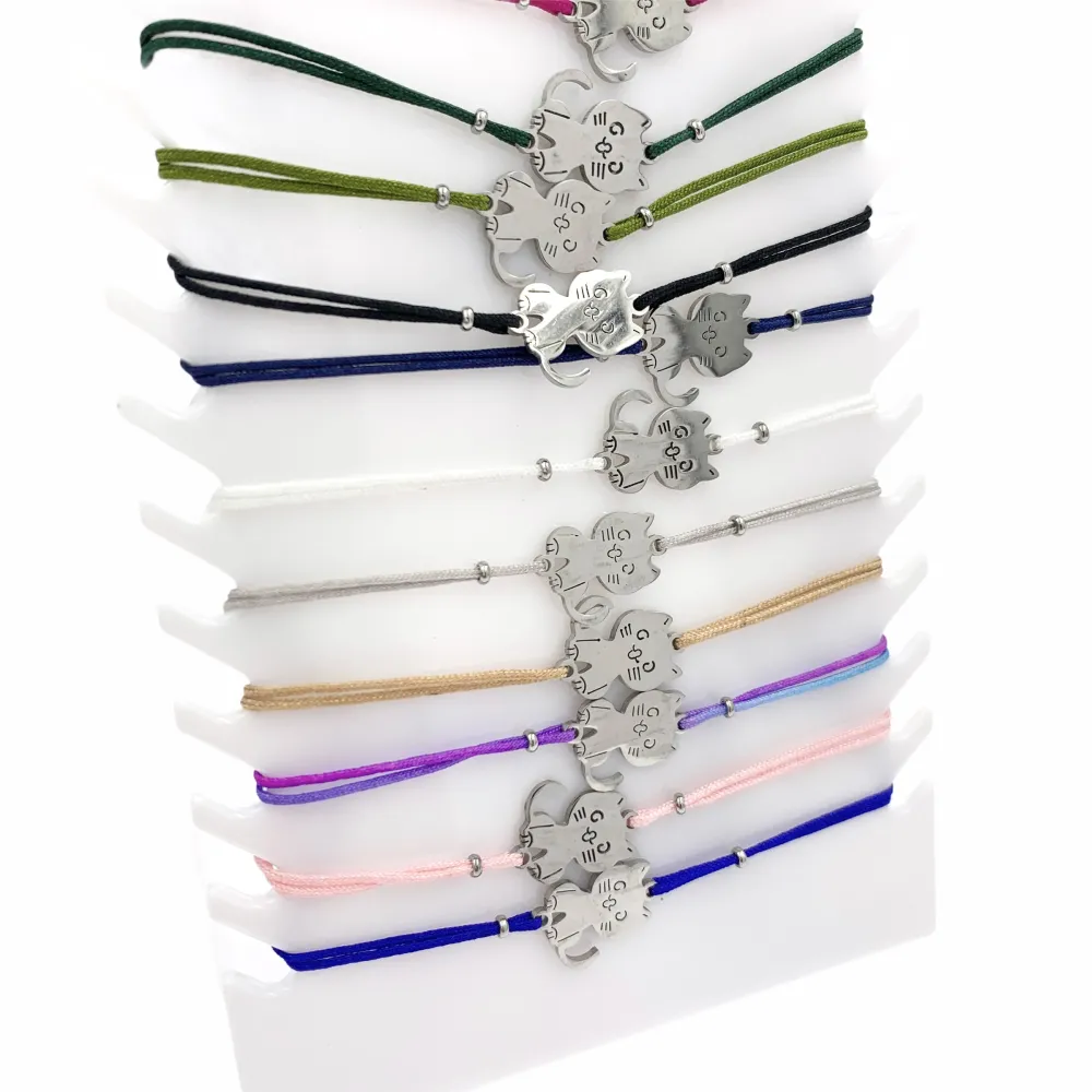 BPA7552-Gatto - 12 Pz Bracciali - BPA-1903