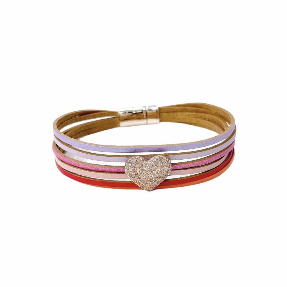 10Pz Bracciali +Cuscino in Omaggio - BPM176-168-Multifili con Charmes-10 Pz Bracciali