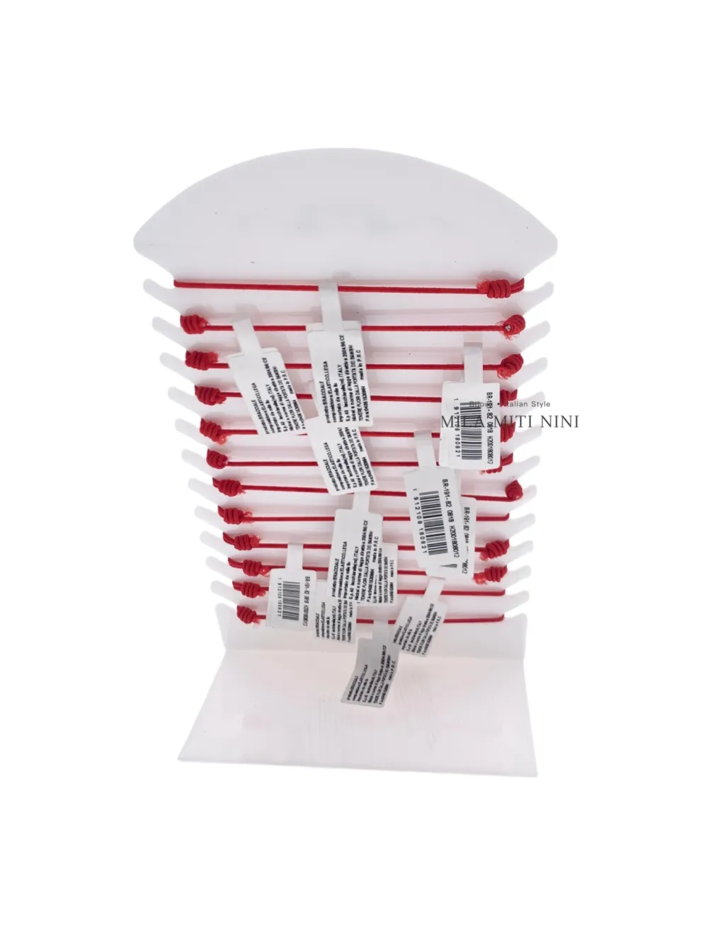 Rosso Fortuna Coccinella -12 Pz Bracciali Elastici - BPM-191-112