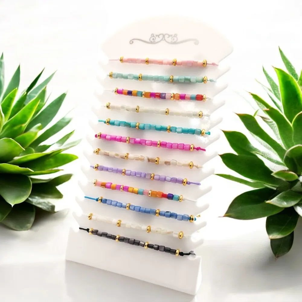 Perline -12pz Bracciali con Elastico - BPM-480-R28