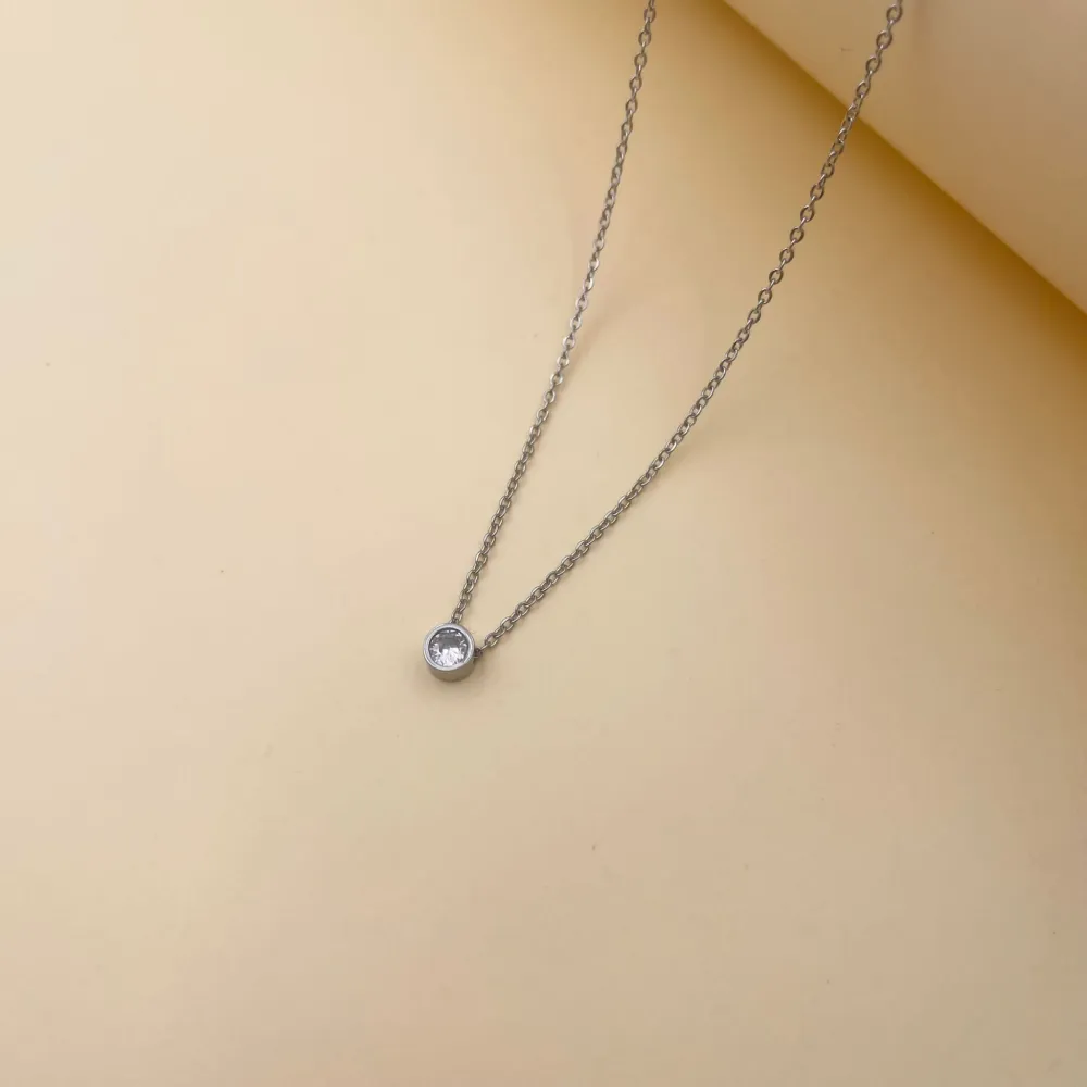 Punto Luce-Collana Corta in Acciaio - CAC-103-AA121N