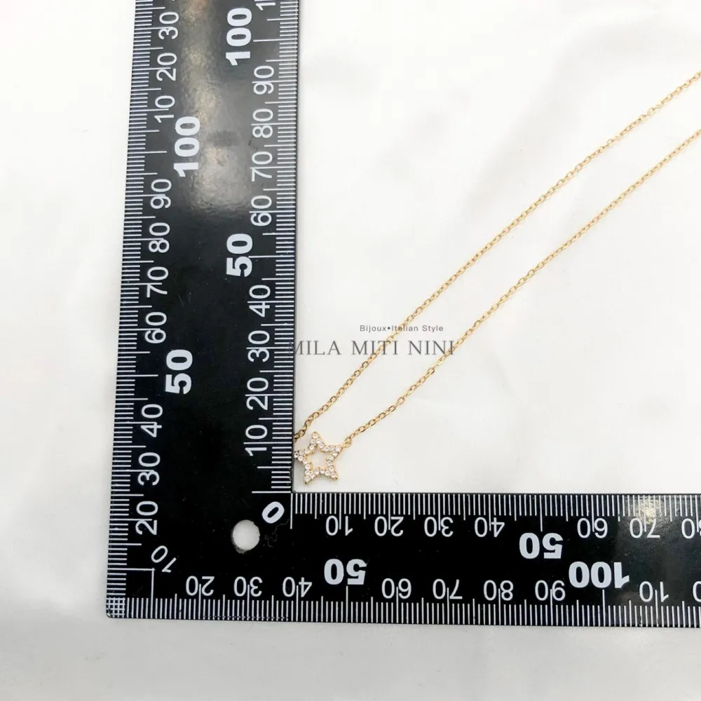 Stella Vuota-Collana Corta in Acciaio - CAC103-AA13