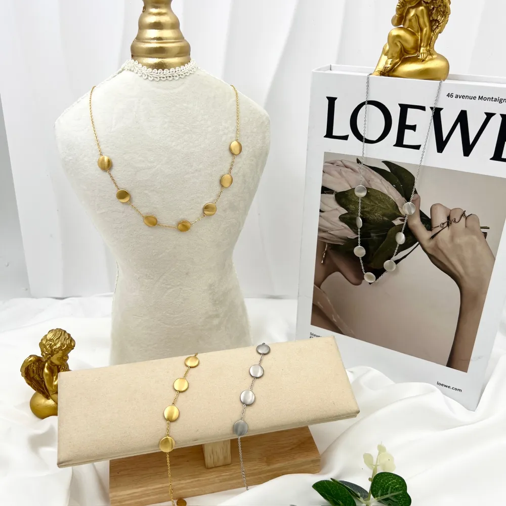 Tondo-Collana Corta in Acciaio - CAC-103-AA4289N