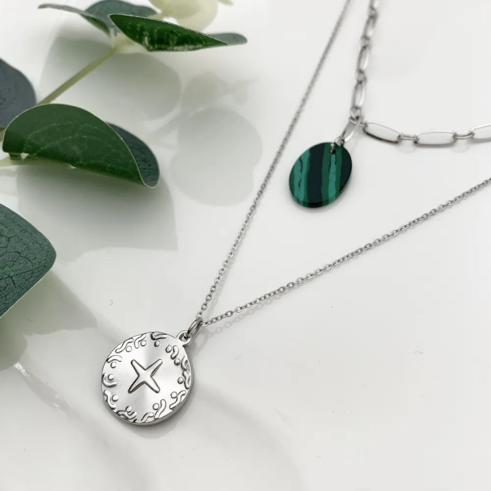 Multifilo collana acciaio - CAC-104-SD-94