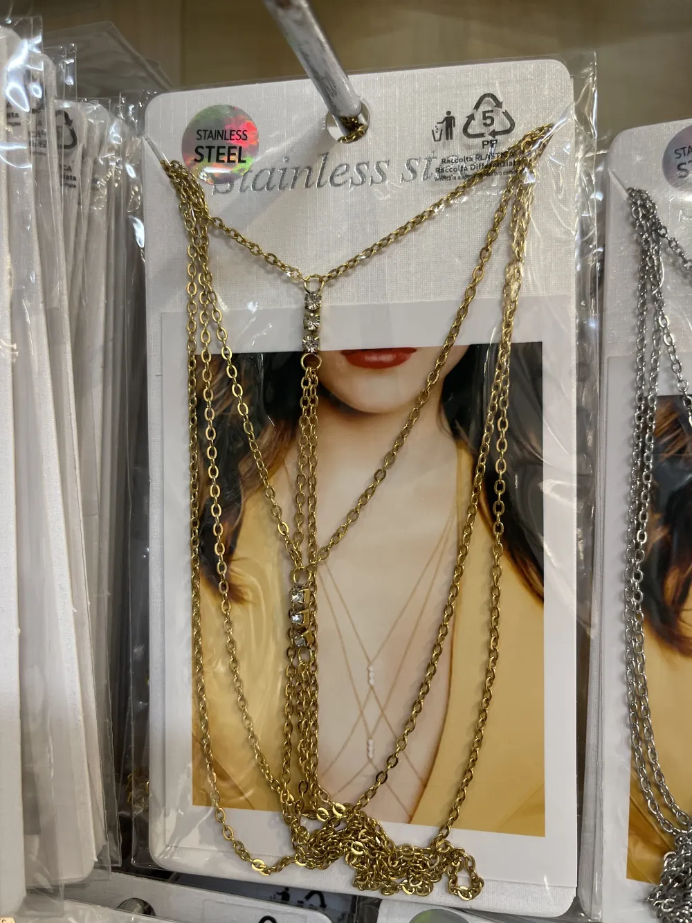 Punto Luce-Catena da Corpo in Acciaio - CAC-413-050