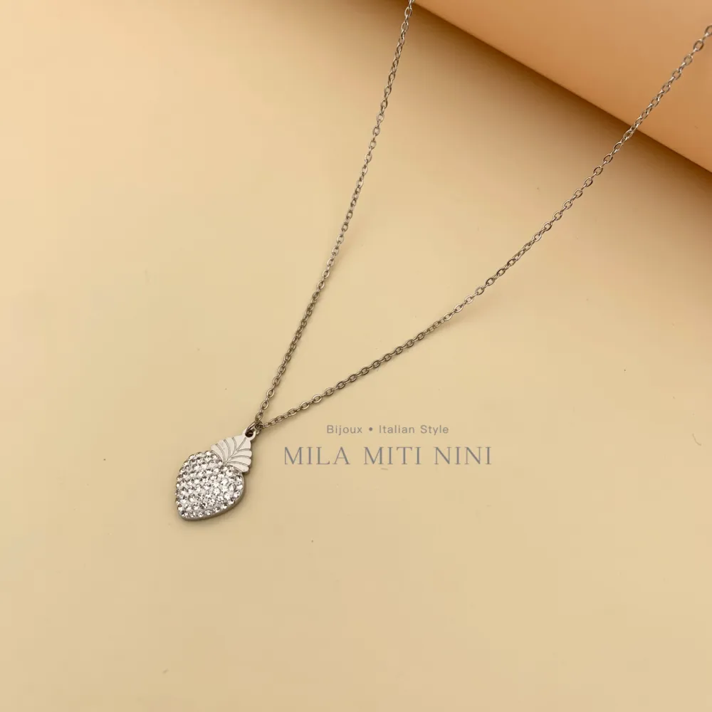 Sacro Cuore-Collana Corta in Acciaio - CAC413-1558