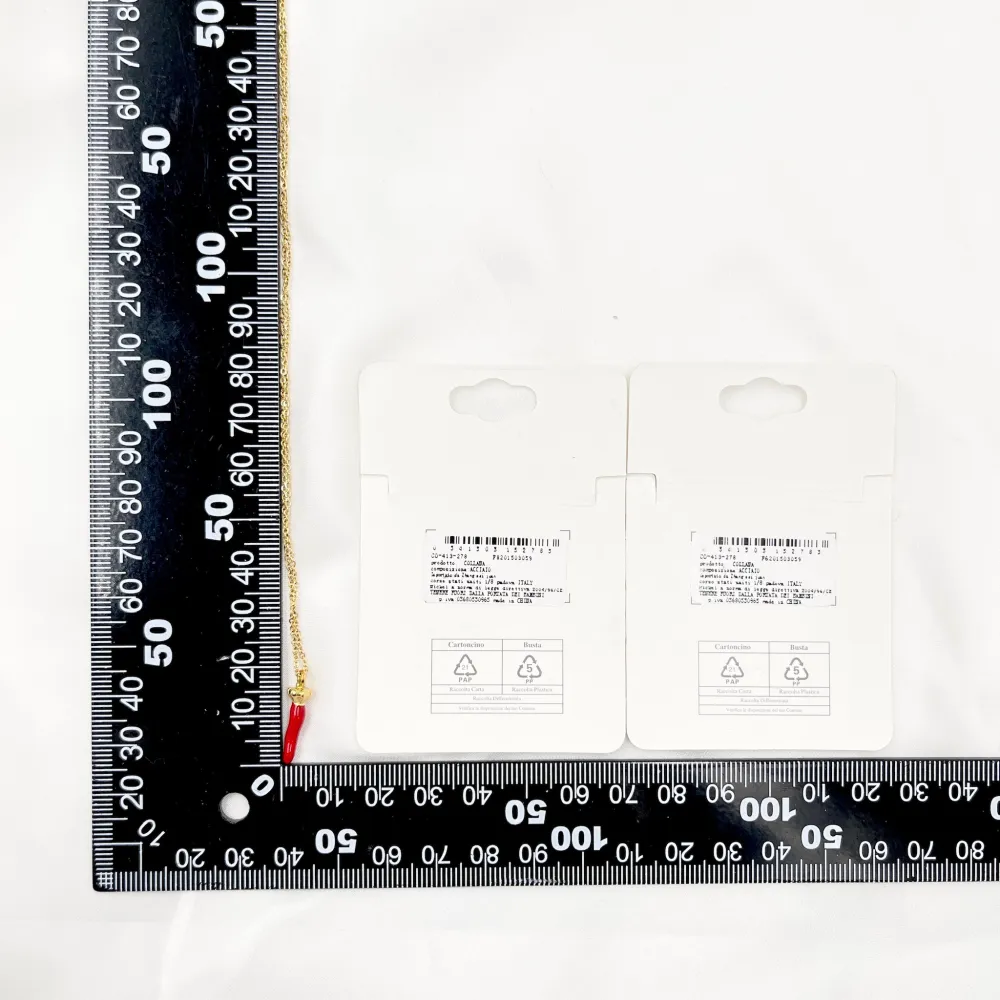 Cornino con Corona-Collana Girocollo in Acciaio - CAC-413-278