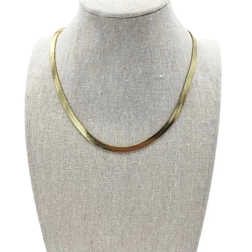 Serpente 5mm-Collana Catena Corta in Acciaio - CAC-413-2842 5mm