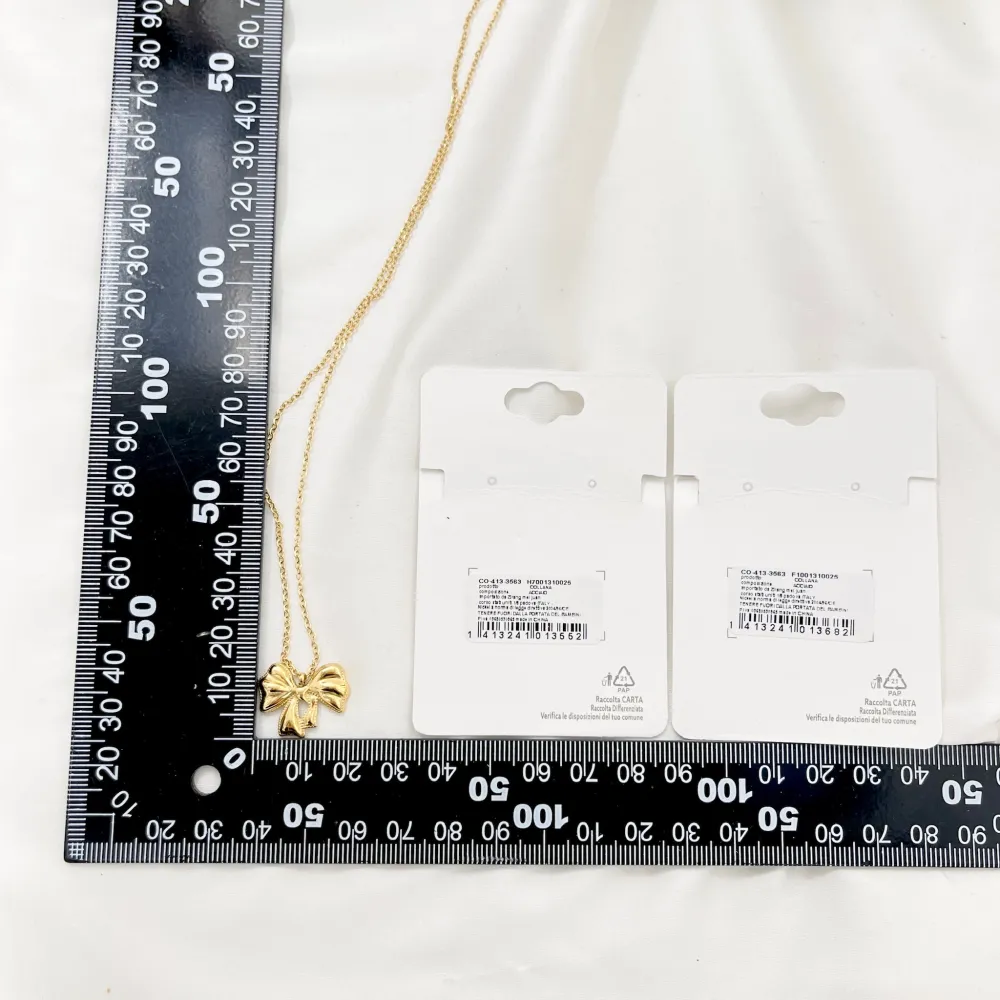 Fiocco-Collana Girocollo in Acciaio - CAC-413-3563