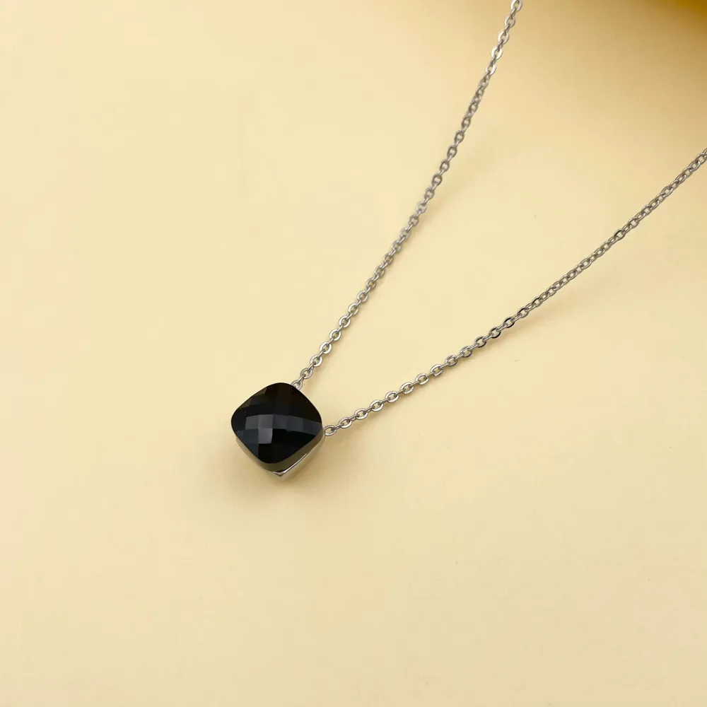 P.luce Quadrato-Collana in Acciaio - CAC456-01