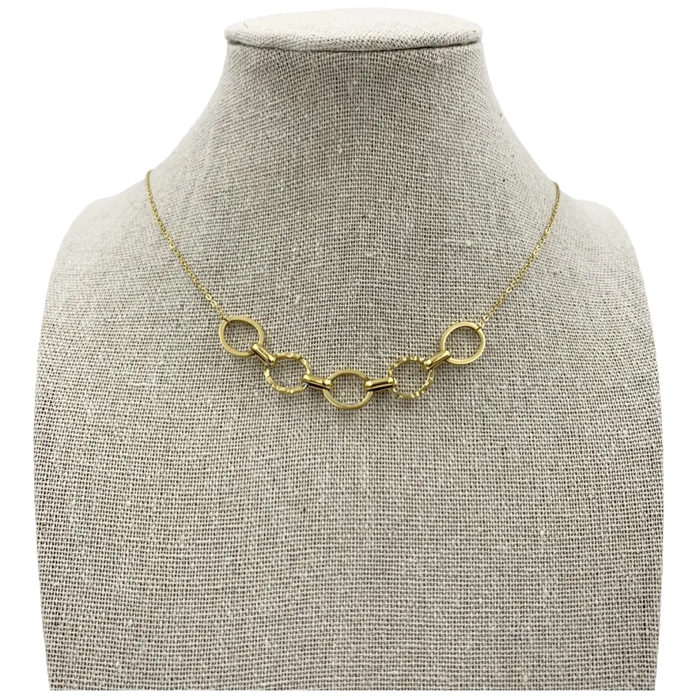 CAC5833-Catena Battuta -Collana Catena Corta in Acciaio - CAC5833-Catena Battuta -Collana Catena Corta in Acciaio