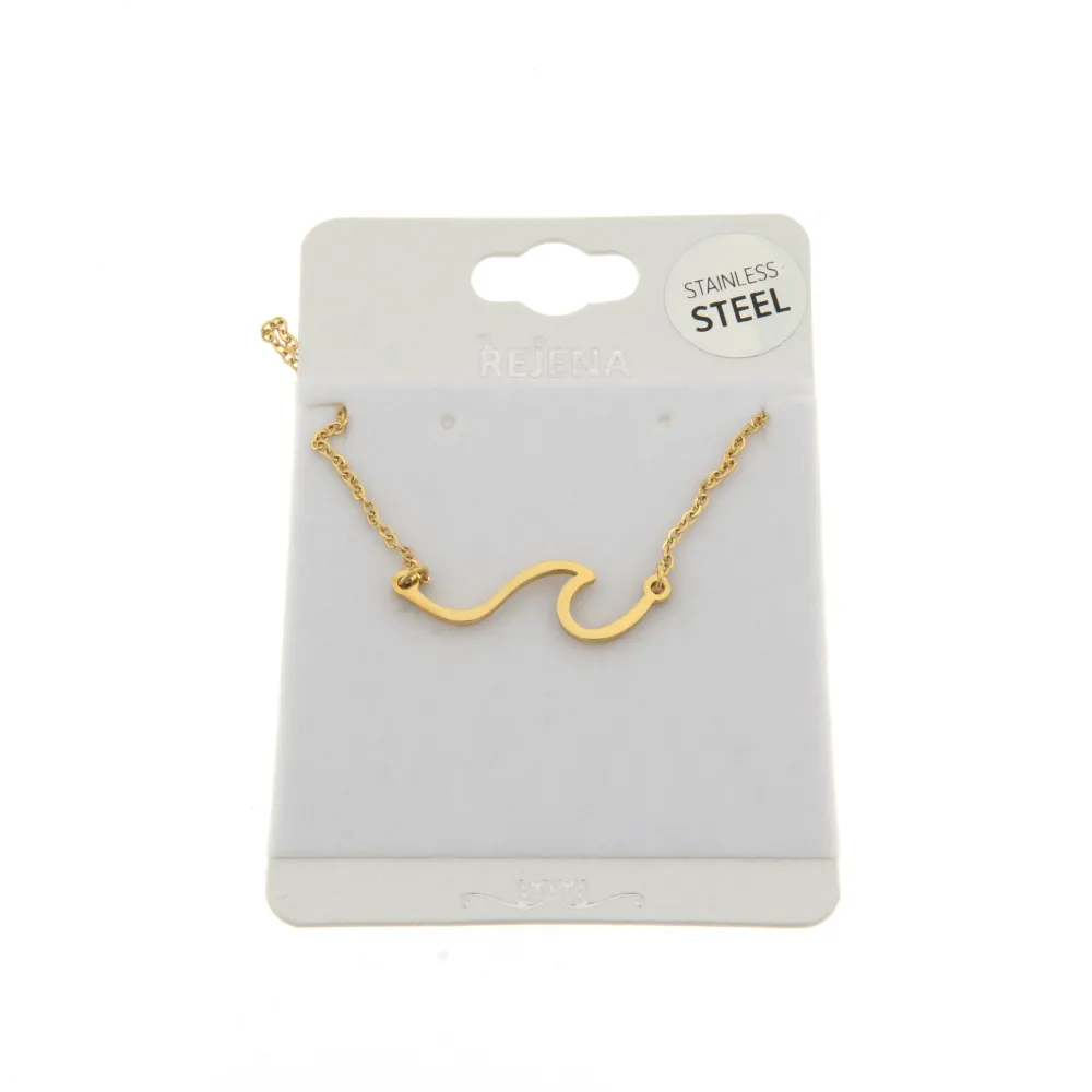 CAC6613-Onda- Collana Girocollo in Acciaio - CAC6613-Onda- Collana Girocollo in Acciaio