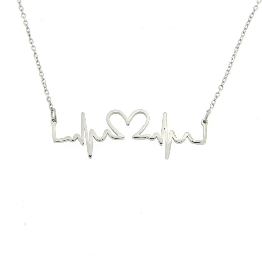 CAC7225-Battito Cuore - Collana Girocollo in Acciaio - CAC7225-Battito Cuore - Collana Girocollo in Acciaio