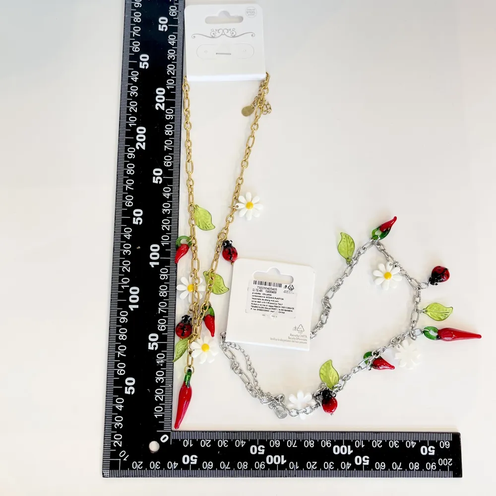 Cornino Cocinella Margherita -Collana Corta in Acciaio - CAC-732-405