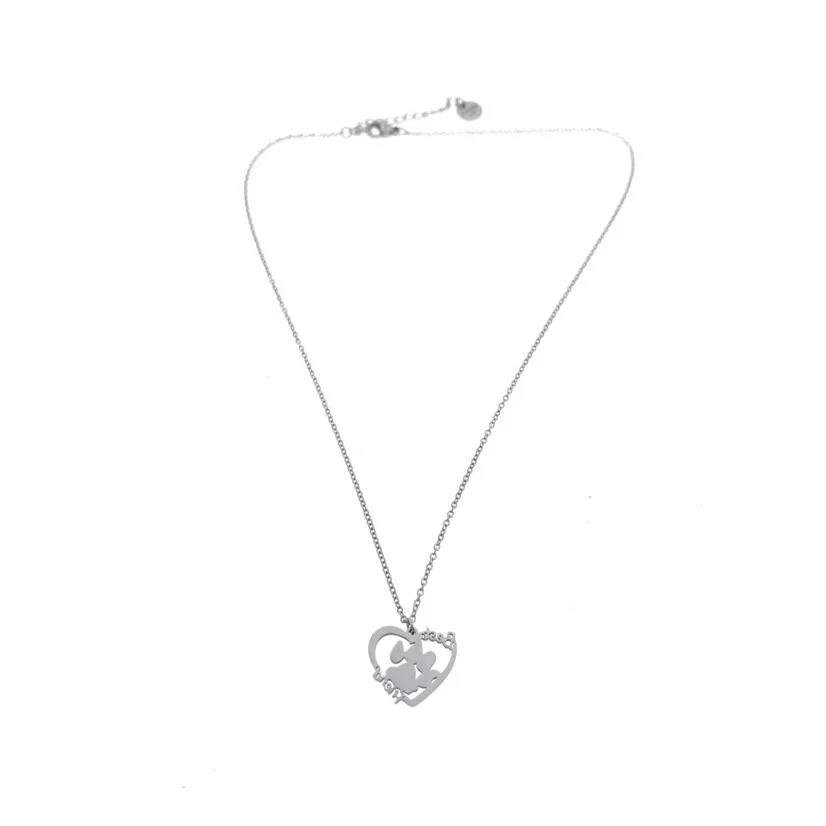 Best Friend zampa - CAC7638-Zampa nel Cuore-Collana Corta in Acciaio