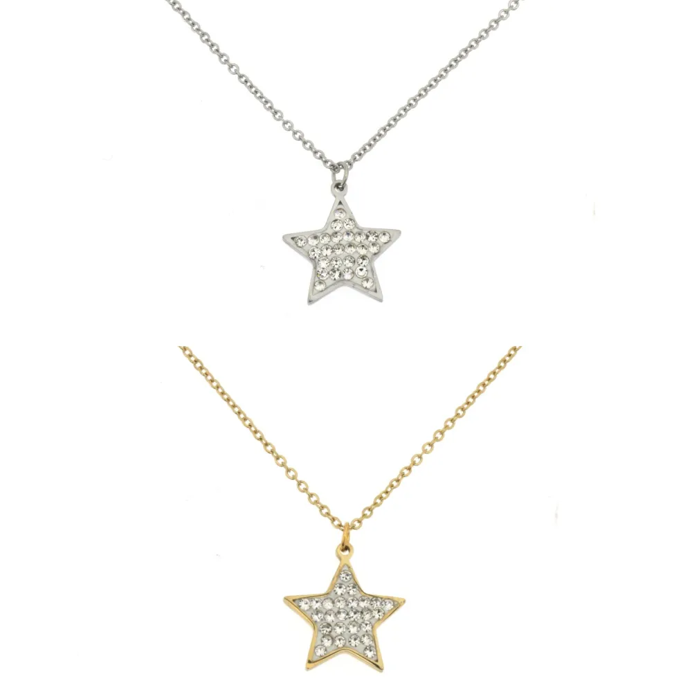 CAC-Stella 5313- Collana Girocollo in Acciaio - CAC-Stella 5313- Collana Girocollo in Acciaio