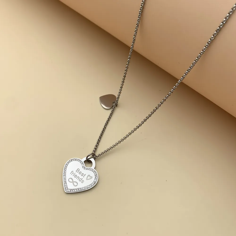 CAL413-821-Best Friends -Collana Lunga in Acciaio - CAL413-821-Best Friends -Collana Lunga in Acciaio