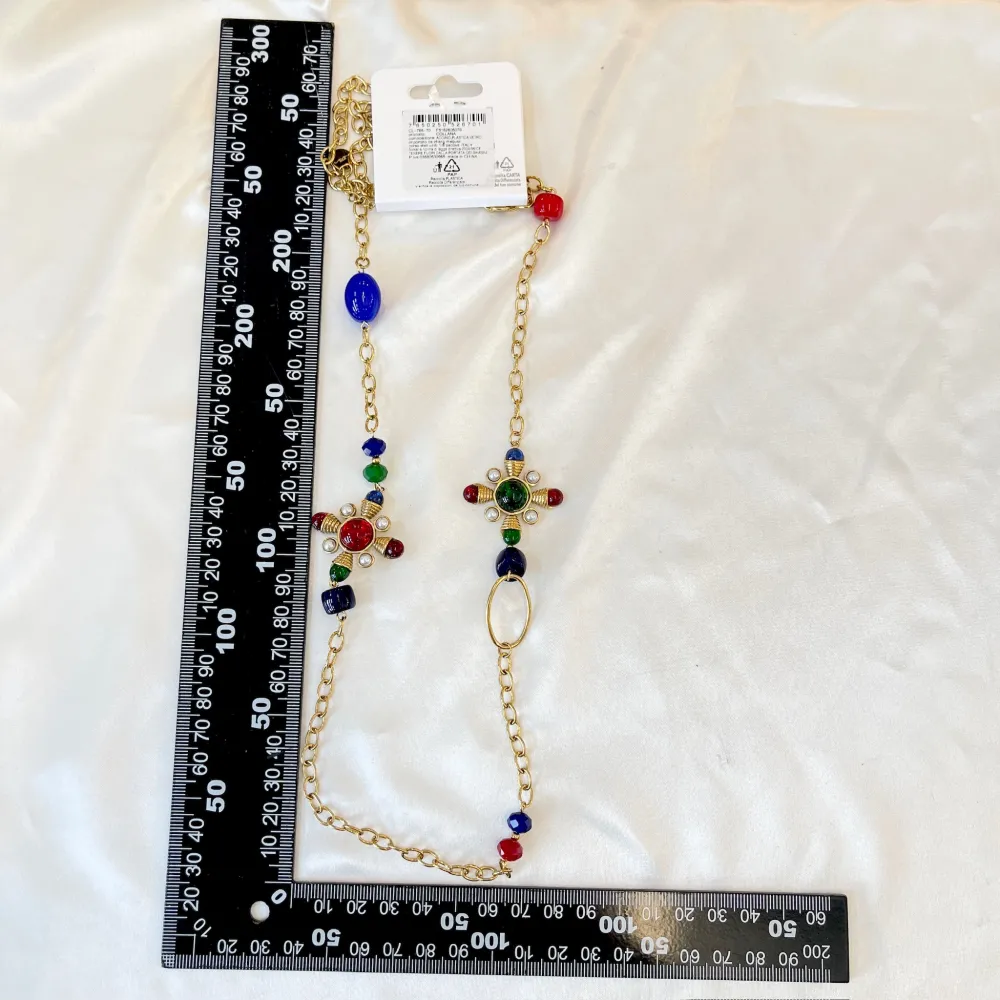 Catena Rosario con Cornino-Collana Lunga in Acciaio - CAL-765-70