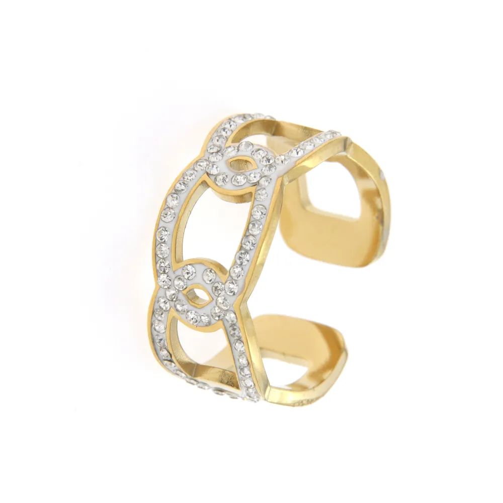 Catena 3141 - Anello Regolabile in Acciaio - Catena 3141 - Anello Regolabile in Acciaio