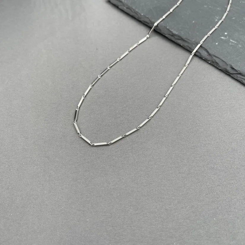 Catena 1.5mm 50cm-Collana in Acciaio da Uomo - CAU-208-254-255-256