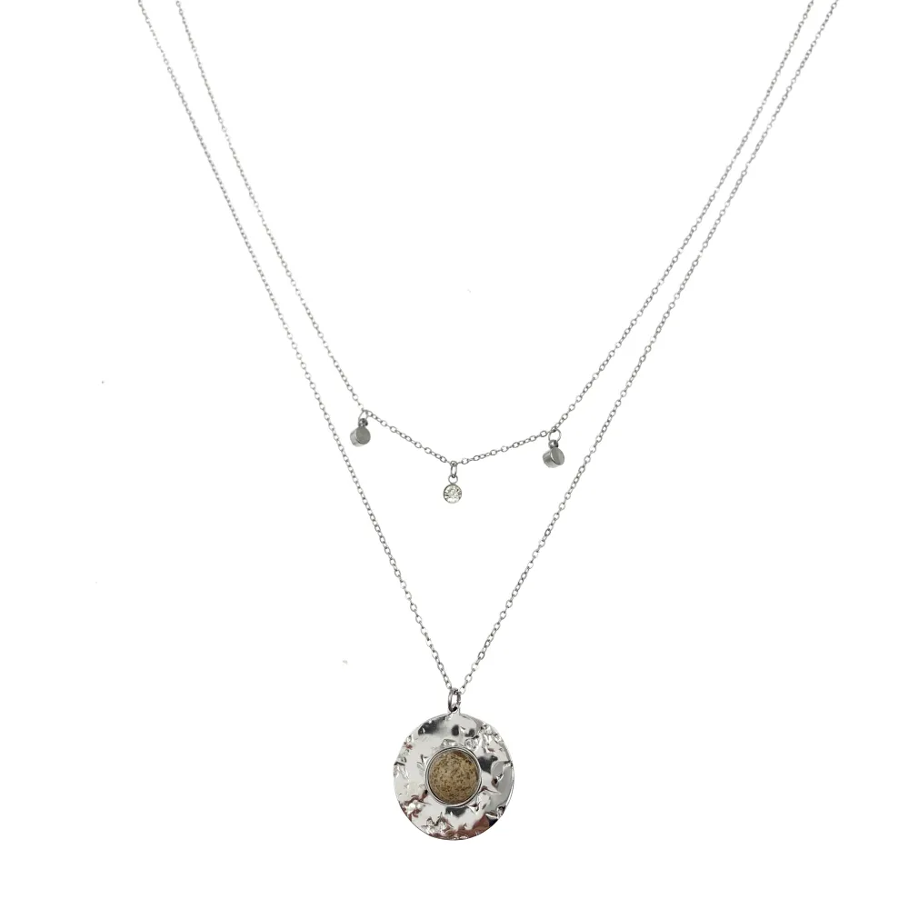 Multifilo collana acciaio - CAV-104-SF-115