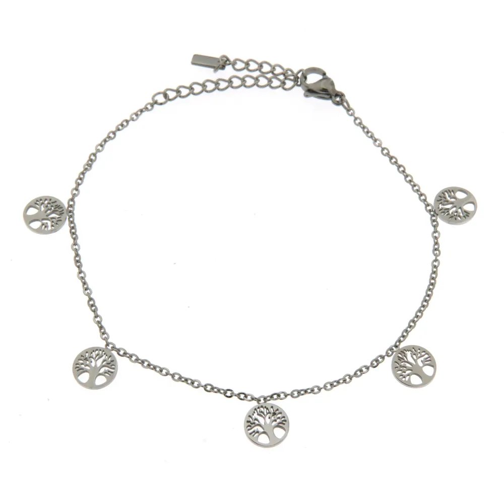 Albero della Vita 3184 - Cavigliera in Acciaio - CAV-413-64