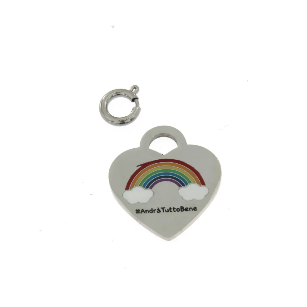 CIO-Arcobaleno5482 - Ciondolo in Acciaio - CIO-Arcobaleno5482 - Ciondolo in Acciaio