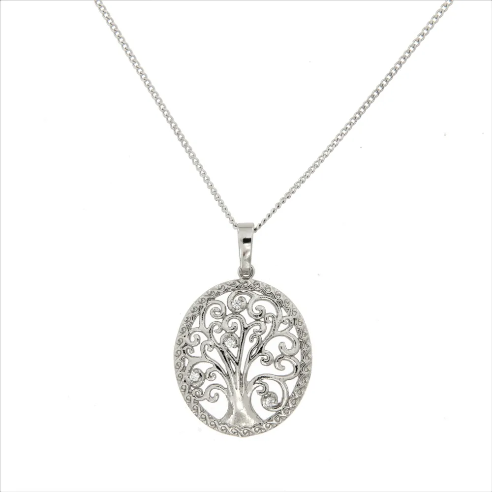 CMC6696-Albero della Vita -Girocollo con Zirconia Xuping - CMC6696-Albero della Vita -Girocollo con Zirconia Xuping