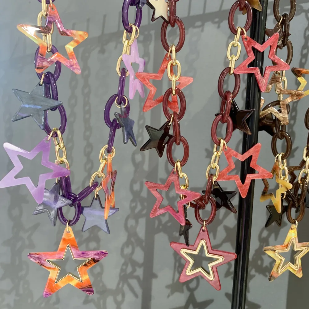 Stella-Collana Lunga in Resina - CML-14013-A