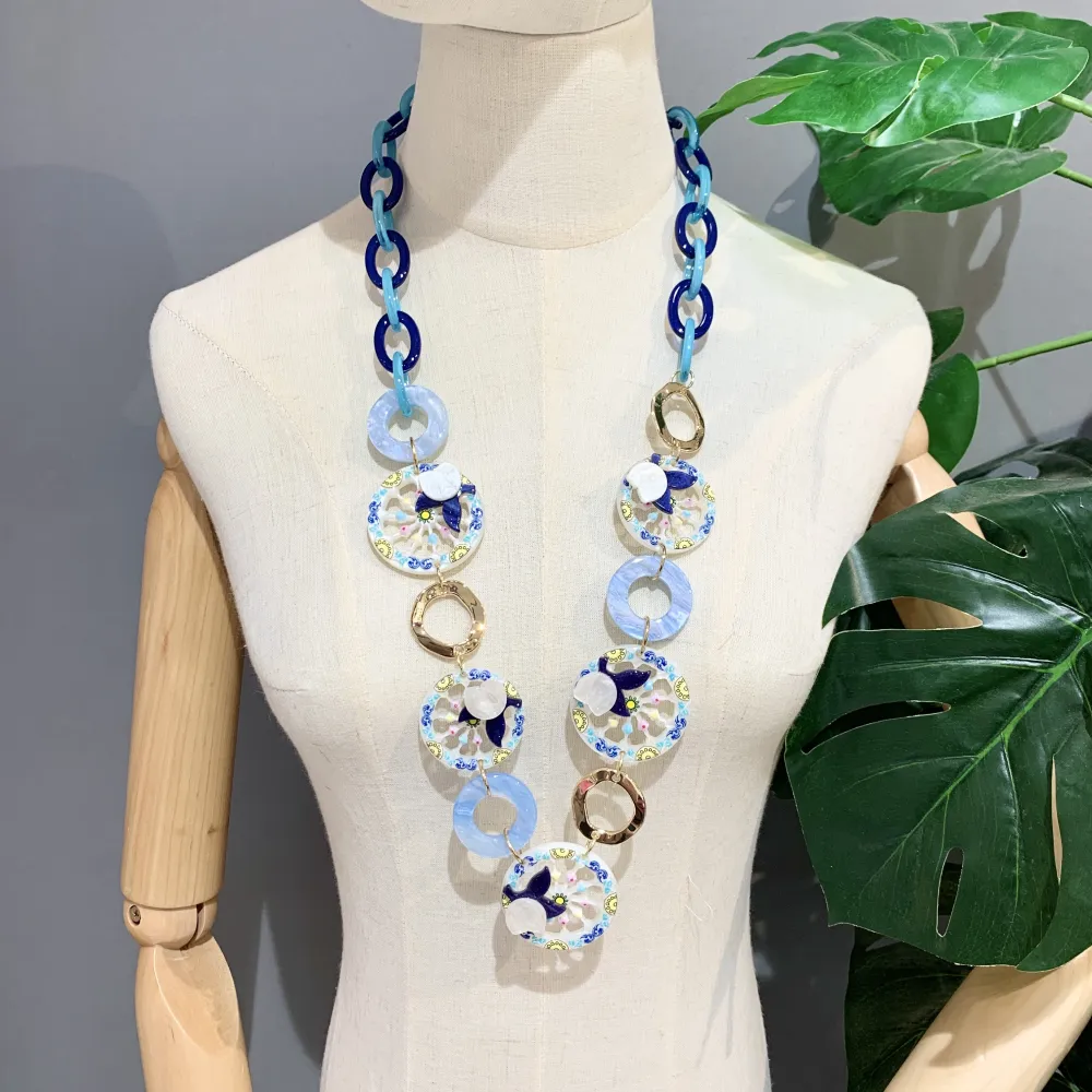 Route Carrozza Sicily-Collana Lunga Resina - CML-15351